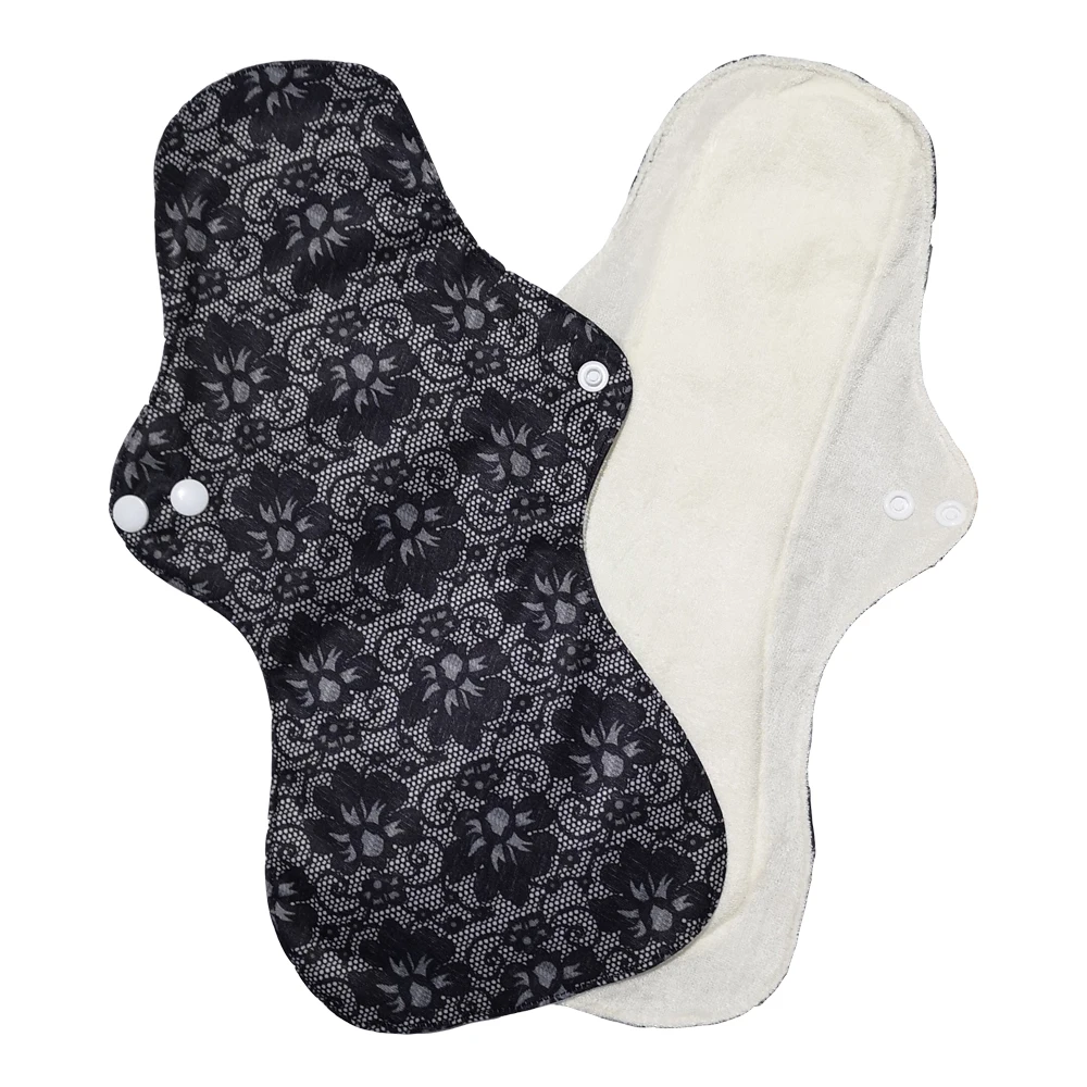 1pc Large Size Reusable Organic Bamboo Cloth Washable Menstrual Pad Mama Sanitary Towel Pads | Other Feminine Hygiene Product