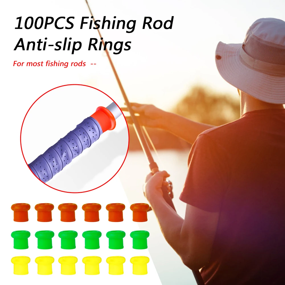 100 шт. О образный светящийся Удочка крышка рукав полюс анти скольжения Обёрточная