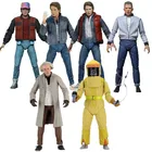 В наличии Back to the Future Marty McFly Dr коричневый Biff Таннен NECA Ultimate весы Коллекционная экшн Статуэтка игрушка в подарок; Высота каблука 18 см
