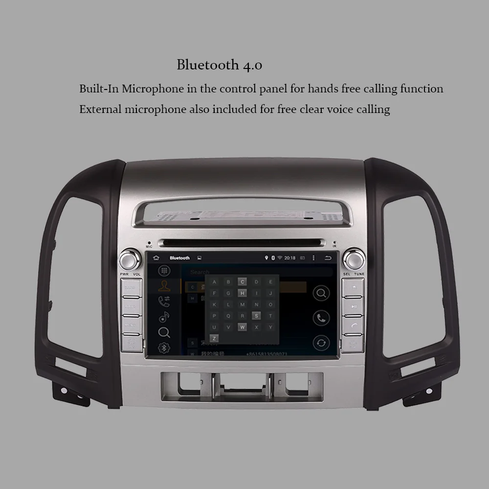 Автомобильное радио 4 гб Android 9 0 автомобильный dvd плеер для HYUNDAI SANTA FE 2006 2012 3