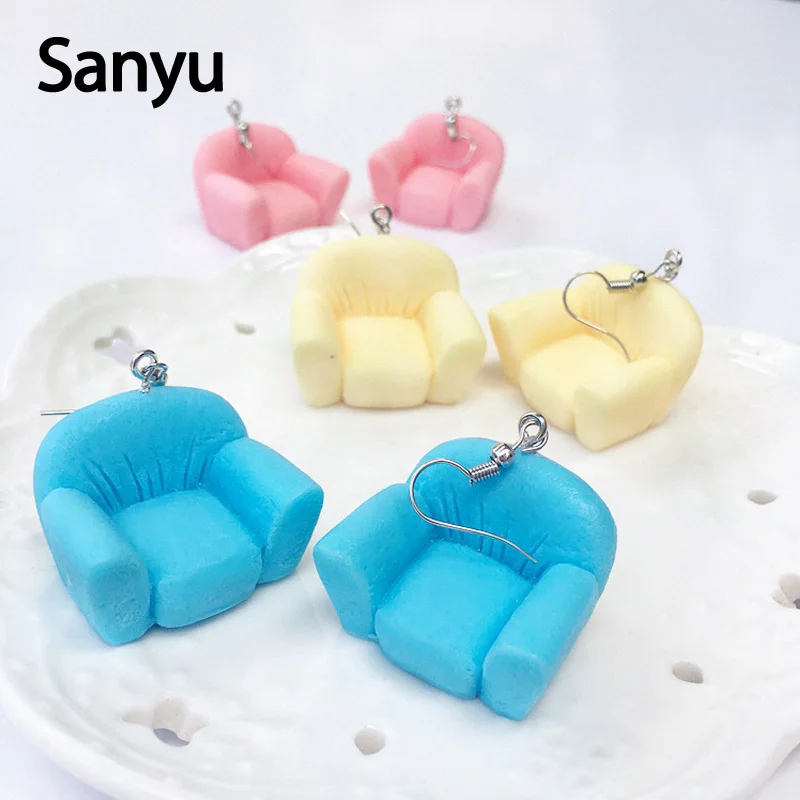 Новое поступление забавные красочные Висячие серьги для дивана женщин и девушек