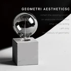 Настольная лампа, цементная силиконовая форма, мебельная настольная лампа, бетонная форма, квадратная цилиндрическая многоугольная дизайнерская форма