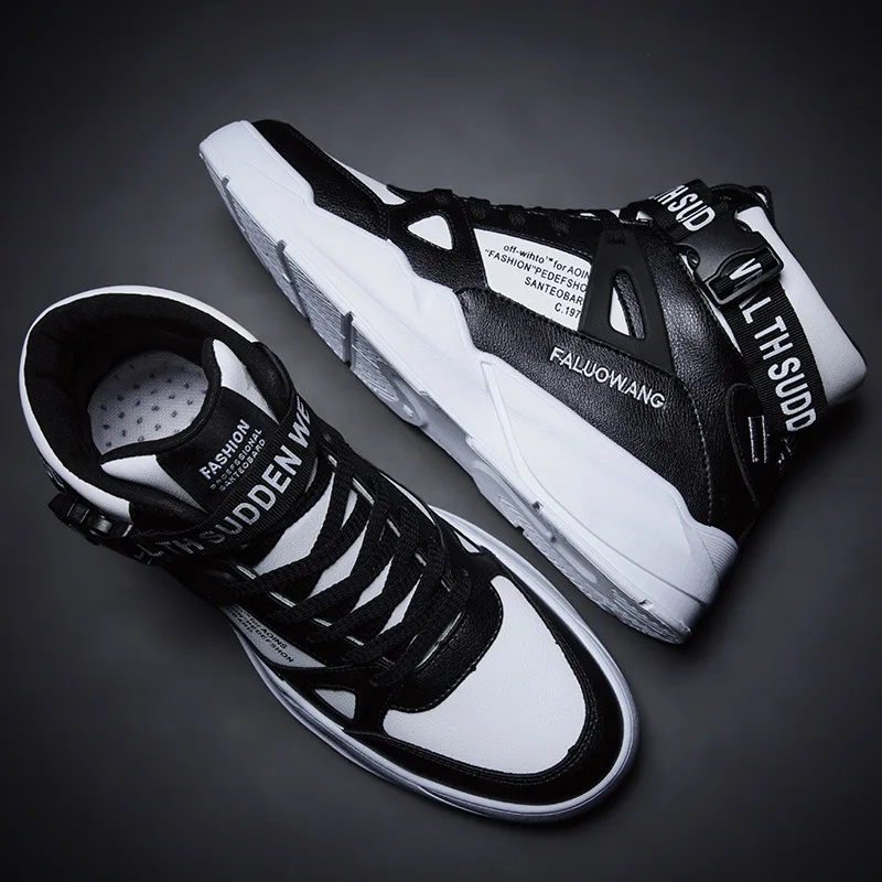 Мужская модная обувь Высокие кроссовки Сезон весна Новинка высокого качества