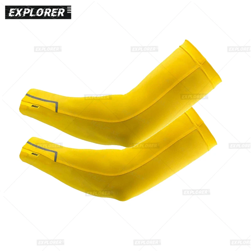 

2021 Team Black Leg Warmers UV Protection Cycling Arm Warmer Breathable Bicycle Running Racing MTB Bike Leg Sleeve