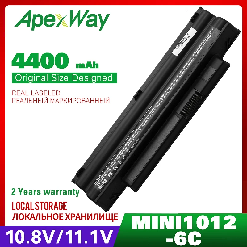 Аккумулятор для ноутбука 01JJ15 02T6K2 03K4T8 0854TJ 08PY7N 0CMP3D 0G2CGH Dell Inspiron 1012 Mini 1012v 1012n 1018 10 (1012) |