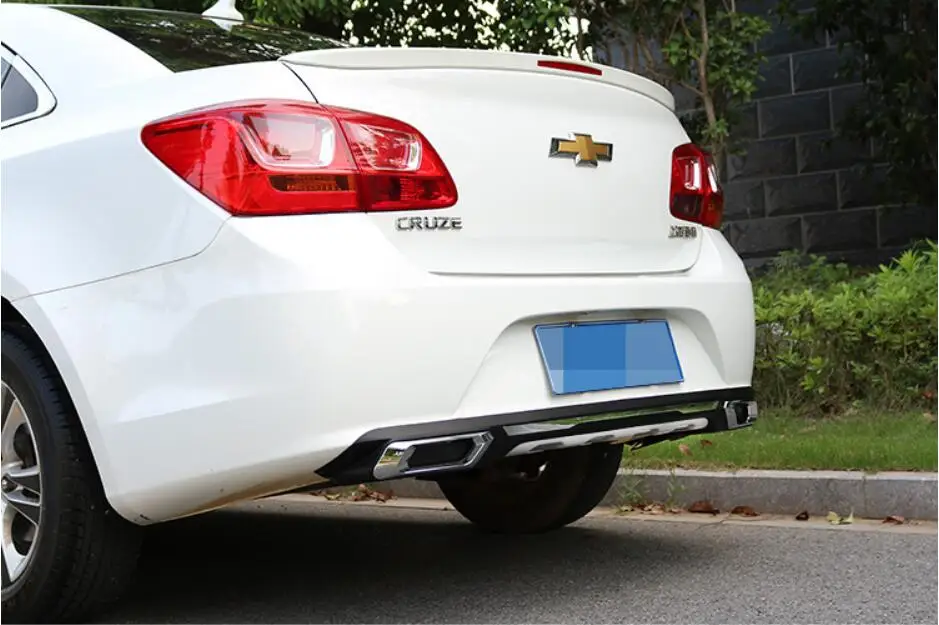 ABS Автомобильный задний бампер автомобильный диффузор для 09 14 Chevrolet cruze 2009 2010 2011 2012