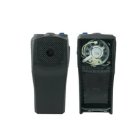 black walkie talkie replacement repair front case housing cover kit for motorola ep450 pr400 with speaker two way radio