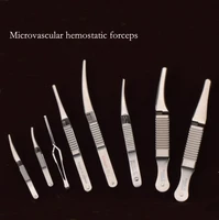 stainless steel micro instrument arterial hemostatic clip venous clip closure device temporary blocking clip hemostatic forceps