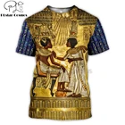 3d футболки PLstar Cosmos Horus, древний Horus, Египетский Бог, глаз Египта, Фараон, анубис, лицо, Забавные футболки Harajuku с коротким рукавом-3