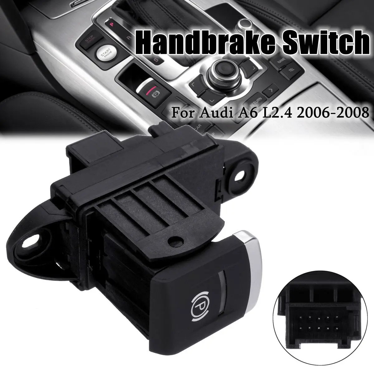 Горячая новинка 10 штифтов автомобильный стояночный тормоз Кнопка стоп