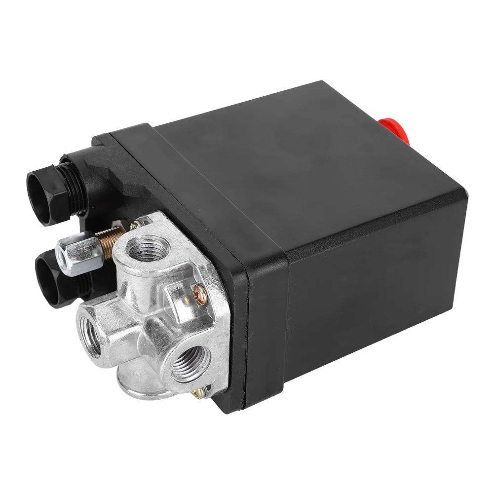 Автоматический переключатель пневматического давления Черный Вертикальный