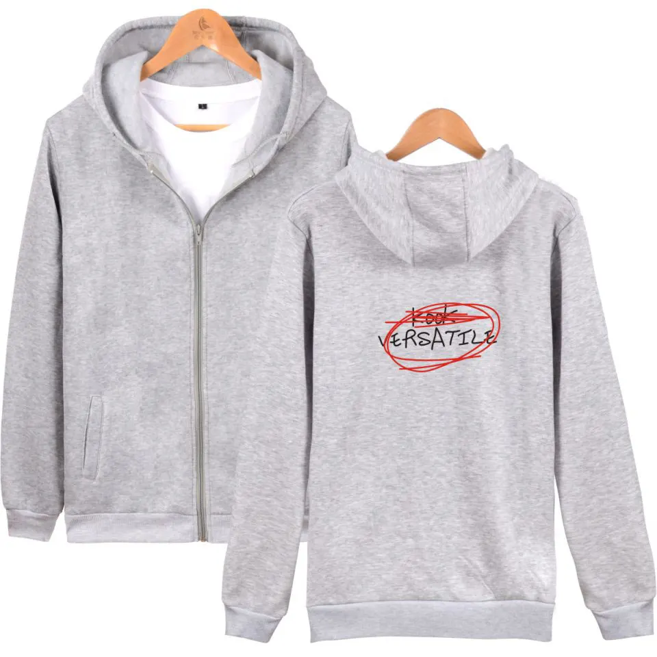 

EXO Zipper Hooded Sweatshirts Men/Women Fashion Sweatshirt Long Sleeve Autumn Zipper Hoodies EXO Men's Hoodies Casual Plus Size