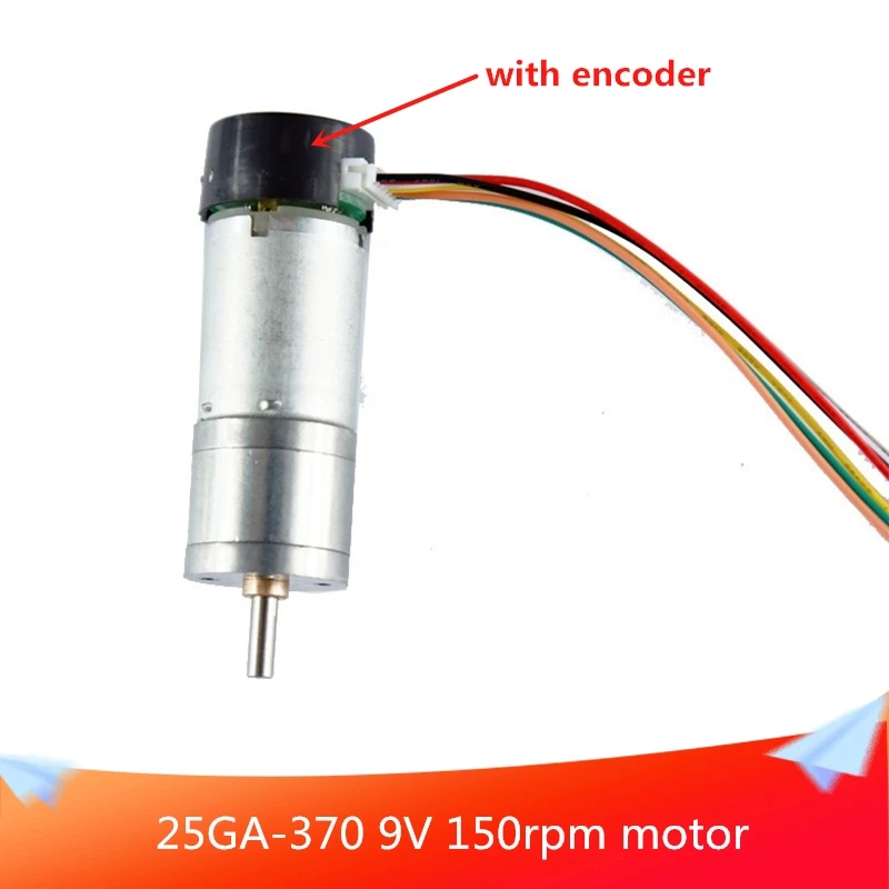 

9V 150rpm DC Motor phi 4mm Deceleration Motor CGM-25GA-370 High Torque Motor for Smart Robot Tank Car Chassis DIY RC Toy Parts