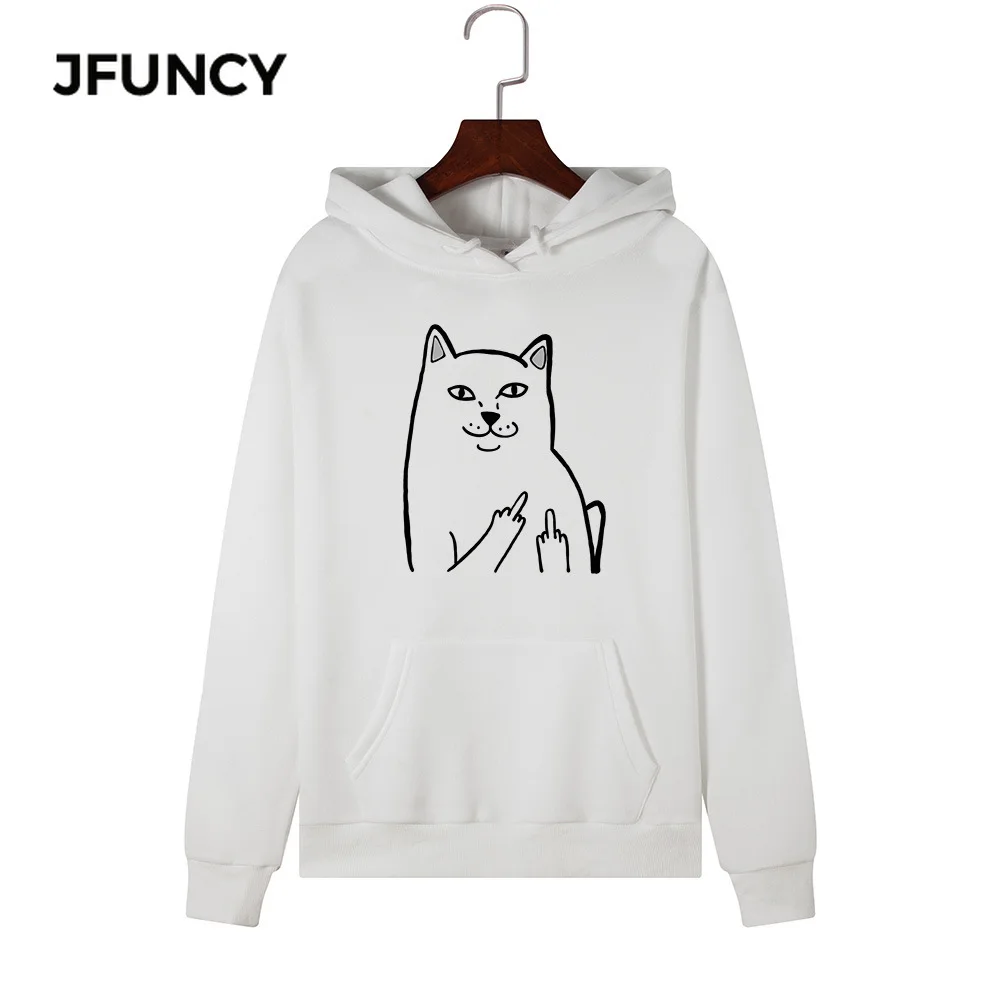 

JFUNCY 2020 New Print Women Hoodie Long Sleeve Autumn Pullover Female Hooded Sweatshirt Woman Casual Hoodies Sportwear