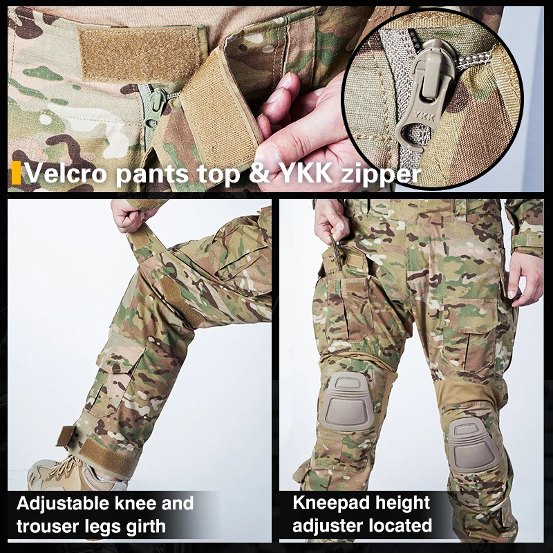 IDOGEAR G3 Брюки Мультикам армейские брюки Военная армейская страйкбола Тактические