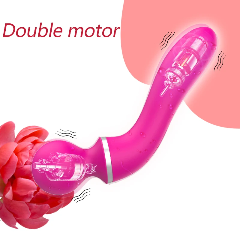 Женский Вибратор двойная вибрация Стимуляция клитора вставленный фаллоимитатор