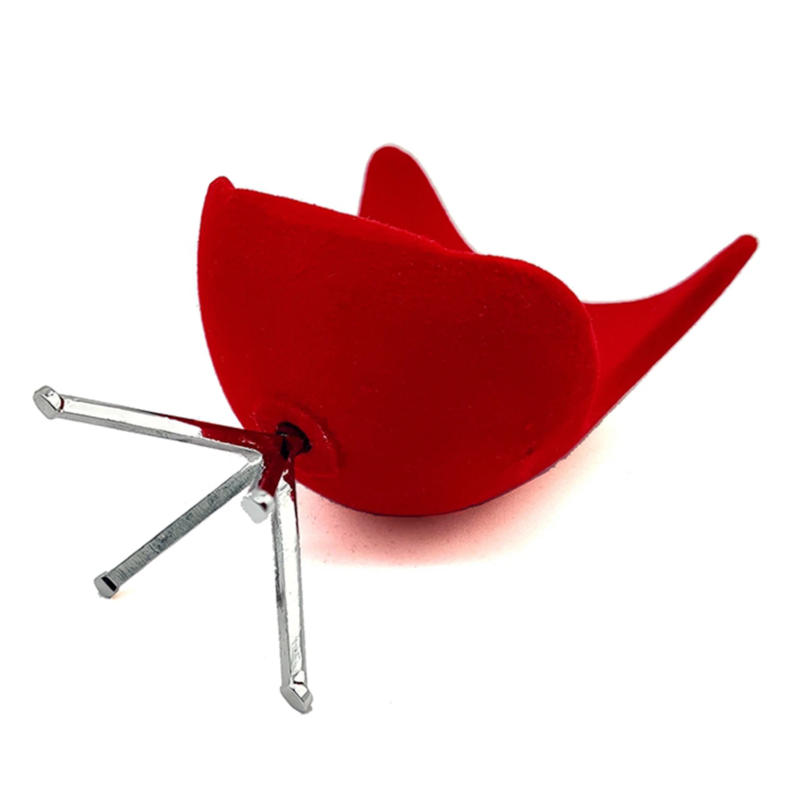 

Миниатюрные красные стулья с высокой спинкой, набор мебели для кукольного домика масштаба 1:12