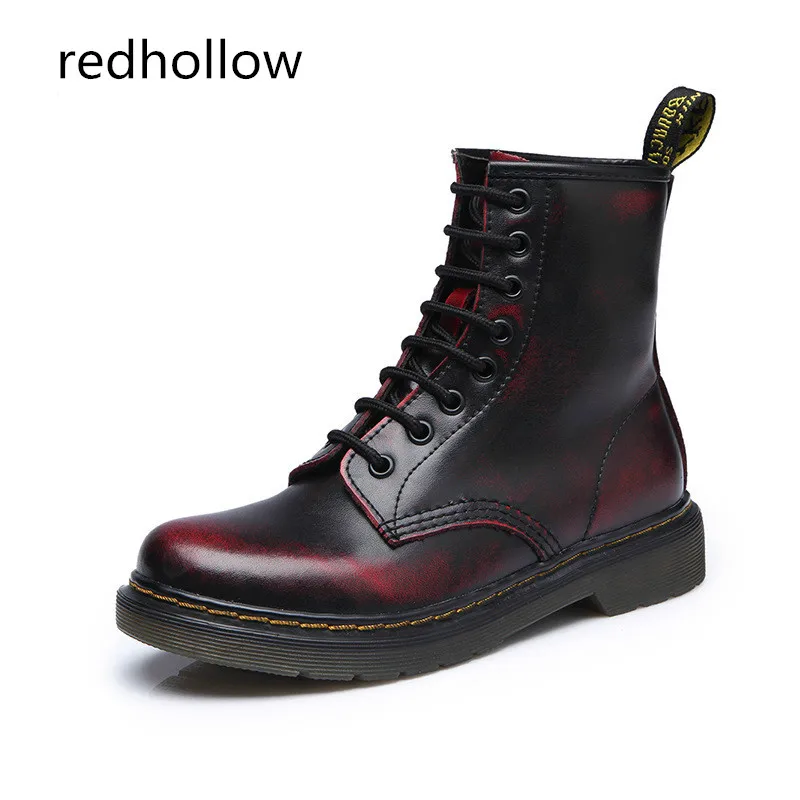 Женские ботинки из натуральной кожи повседневные весенние ботильоны обувь для