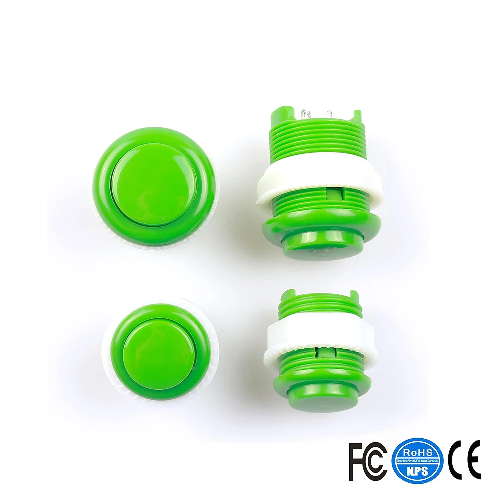 Комплект кнопок с микровыключателями и фиксирующими кольцами 10 шт./лот|Игры