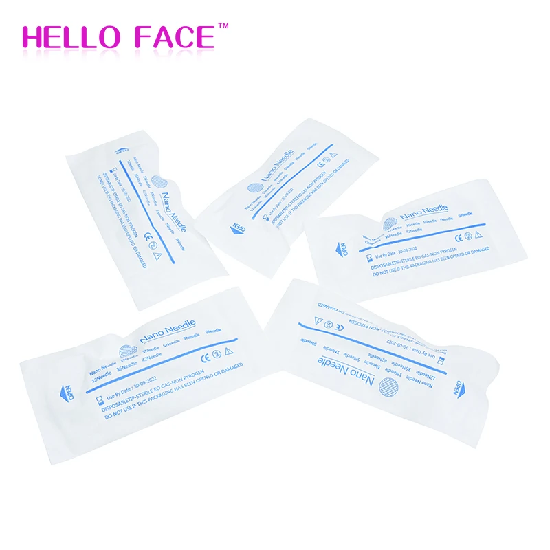 5 шт. круглые нано-картриджи с винтовыми микроиглами одноразовые запасные части