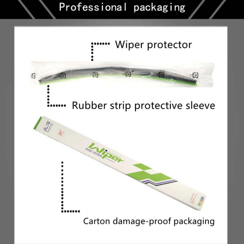 

2pcs three-section wiper suitable for 95% of the models on the market car accessories