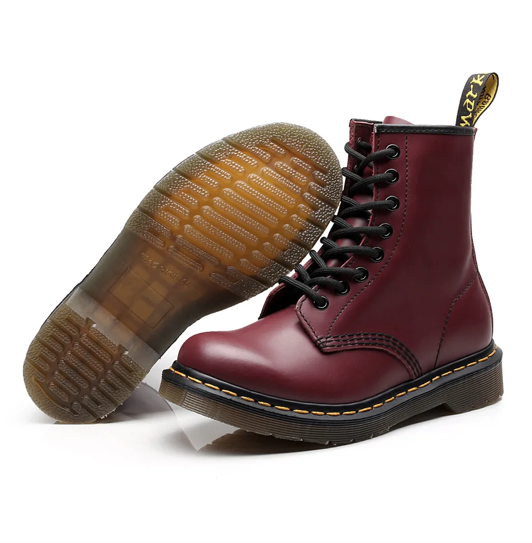 Новинка обувь наивысшего качества ботинки на шнуровке кожаные стельки высокие