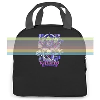 killer klowns from outer space v2 black hip hop print women men portable insulated lunch bag adult