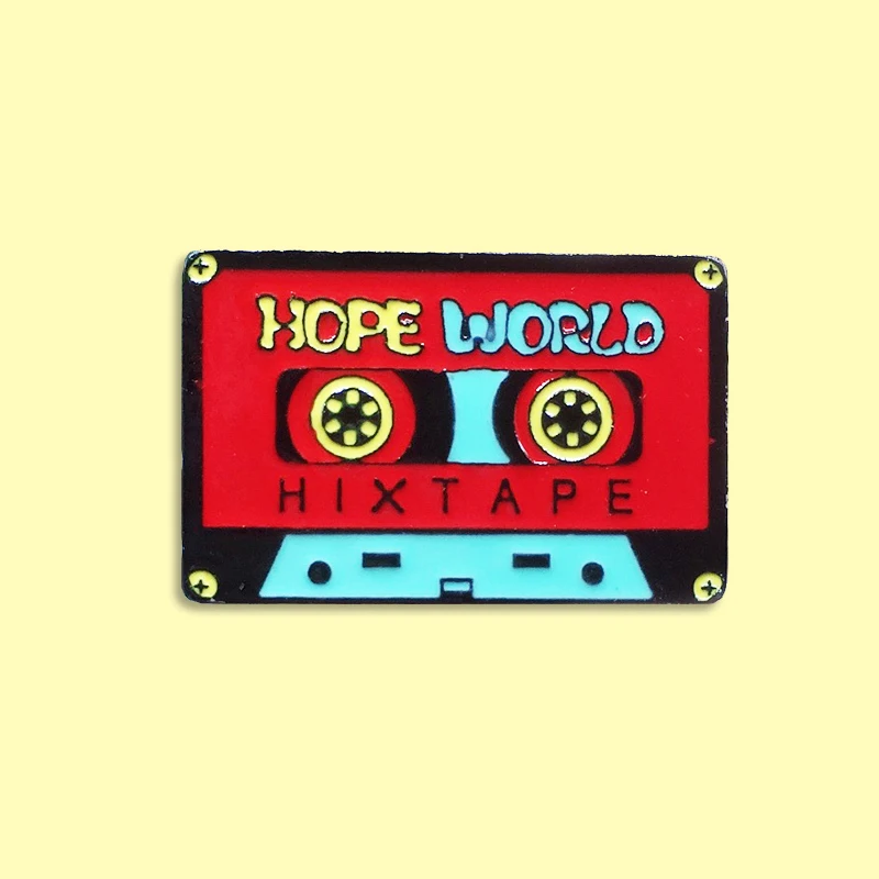 Лента HOPE WORLD HIXTAPE красная синяя мультяшная креативная бижутерия подарок для