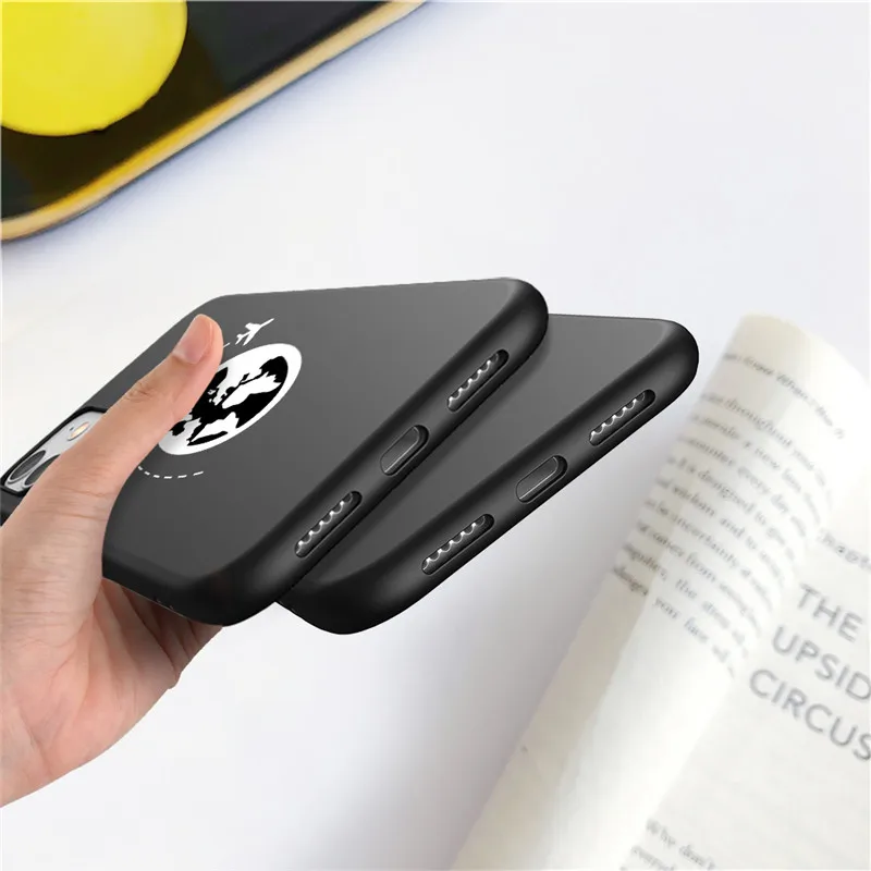 

Cartoon Airplane Pattern Phone Case For iPhone 11 Pro 12 Mini Pro Max 7 8 Plus X XR XSMax SE 2020 Soft TPU Silicone Back Cover
