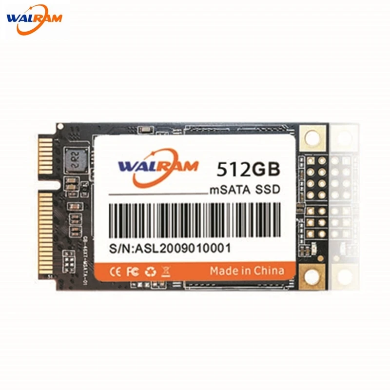 Walram mSATA SSD 128GB 256GB 512GB 1TB 3x5cm Mini SATA 3 Internal Solid State Hard Drive Hard Disk for Laptop and Notebook enlarge