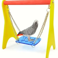 hamster toys swing hamster swing toy hanging chain chick perch cage training rack bird parrot pet toy swing stand parakeet cage