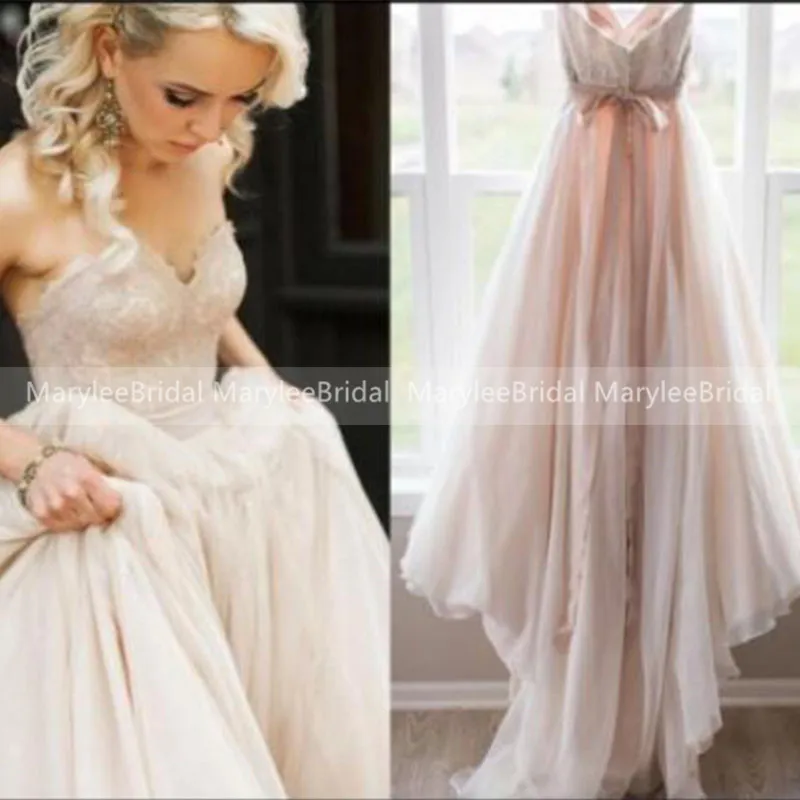 

Custom Made Light Champagne Wedding Dresses Sweetheart Tulle Corset Bridal Gowns Robe De Mariage Appliques Bride Wedding Gowns