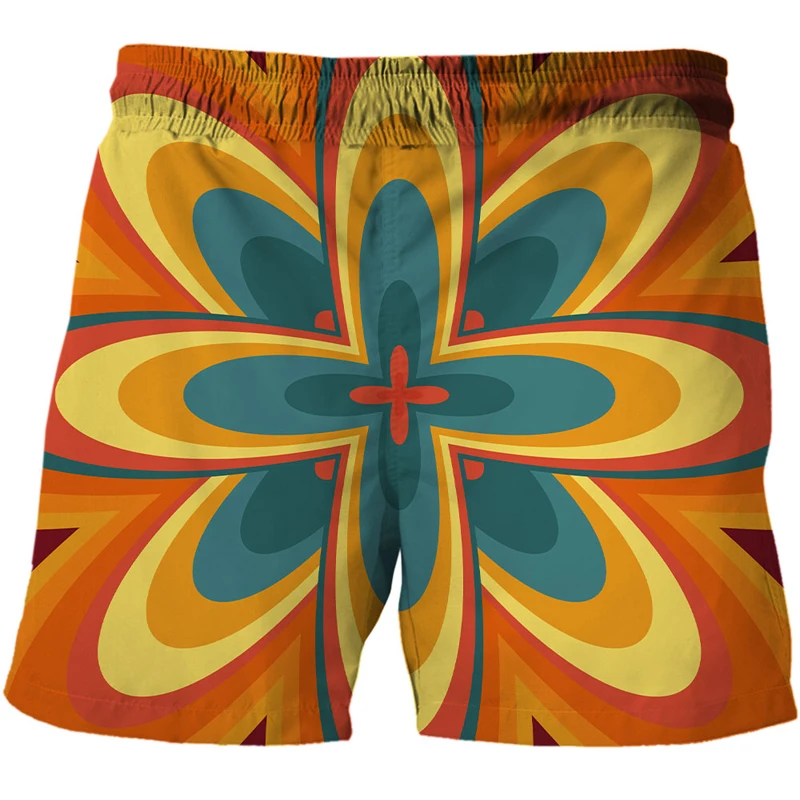 Новейшие Модные мужские шорты Vortex с психоделическим 3D принтом летние новые