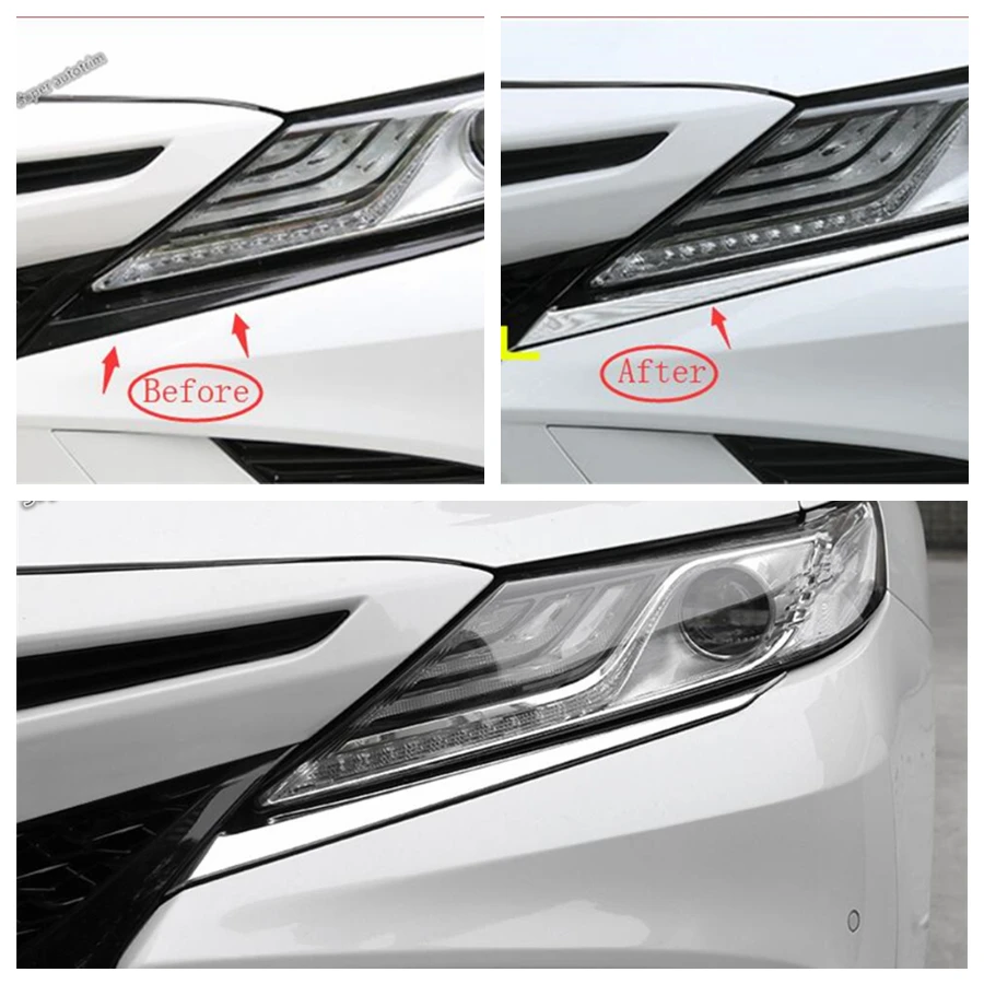 Передние Налобные фонари Lapetus лампа накладка на веко рамку для бровей отделка 2