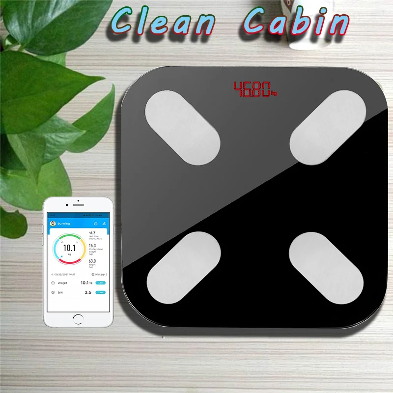 

Weight Scale Bathroom Scale . 01 Scale Digital Weight Scale Bluetooth Smart Tempered Glass LCD Liquid Crystal Display Fashion