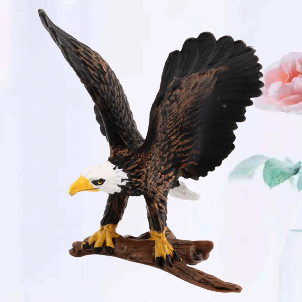 

1pc Simulated Eagle Model Static Artificial Bald Eagle Model Desktop Ornament