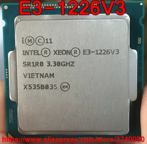 Оригинальный четырехъядерный процессор Intel CPU Xeon SR1R0 3 30 ГГц 8 Мб телефон с разъемом