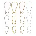 Застежки для сережек, 100 шт.лот, 9x18 мм11x25 мм16x38 мм, бронзовыеРодиевыепозолоченные