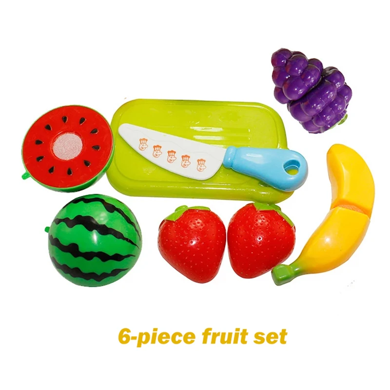 

Pretend Play Set Plastic Food DIY Cake Toy Cutting Fruit Vegetable Kitchen Pretend Play Toys For Kids Children Educational Gift