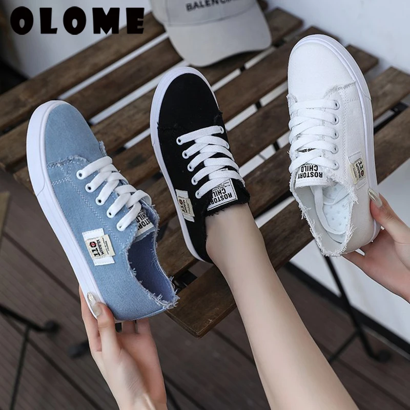 Женские кроссовки на плоской платформе лоферы вулканизированной подошве