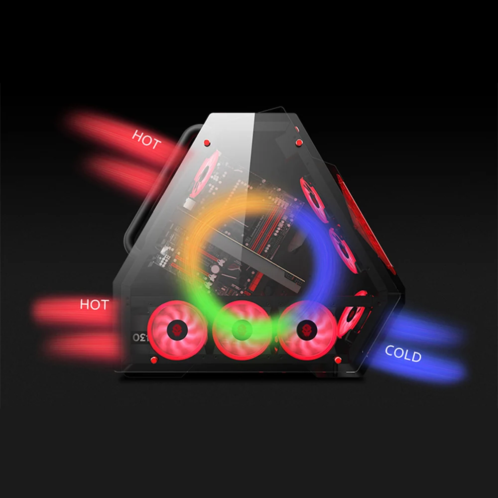 Материнская плата ATX для компьютера чехол s двусторонний прозрачный настольных