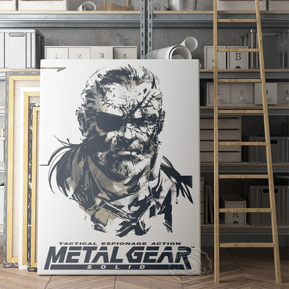 Игровой плакат с металлическим снаряжением настенный художественные принты для