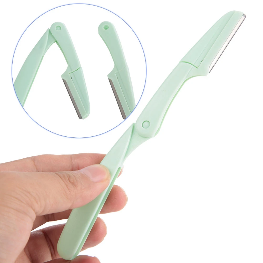 

PC Eyebrow Trimmer Mini Portable Painless Tattoo Eyebrow Razor Microspur Eyebrow Trimmer Shaper Hair Removal Shaver Beauty Tool