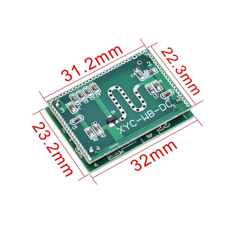 Сильная защита от помех! 5 8 GHZ микроволновый радар-датчик 6-9M умный модуль
