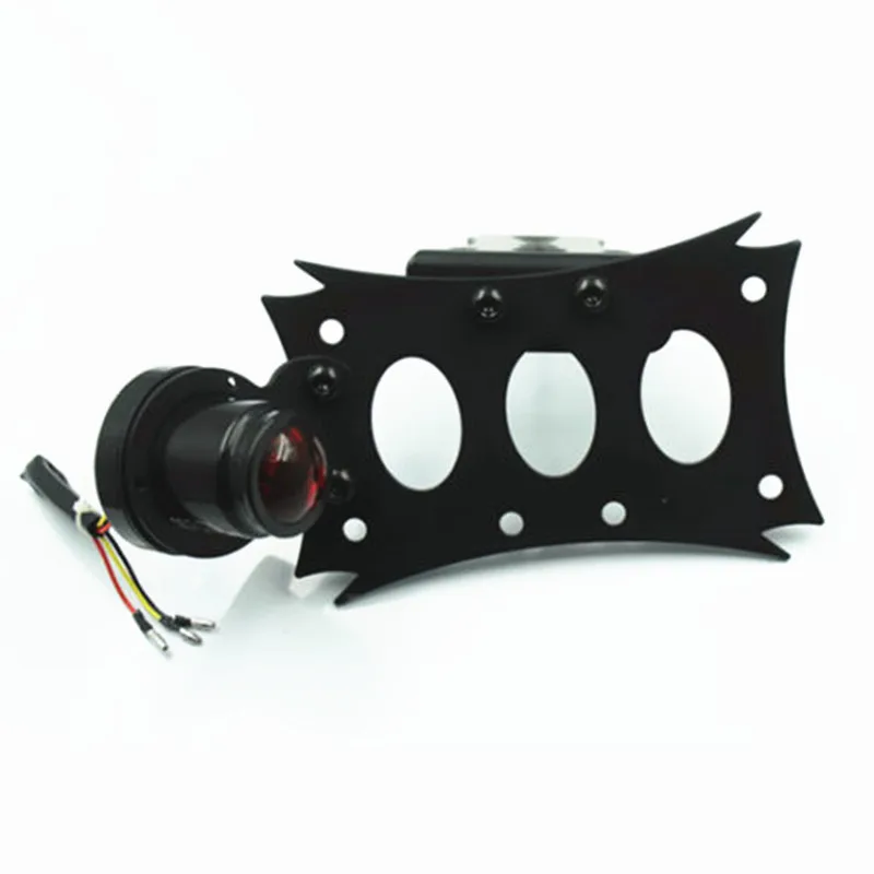 Кронштейн для бокового крепления номерного знака мотоцикла задний фонарь