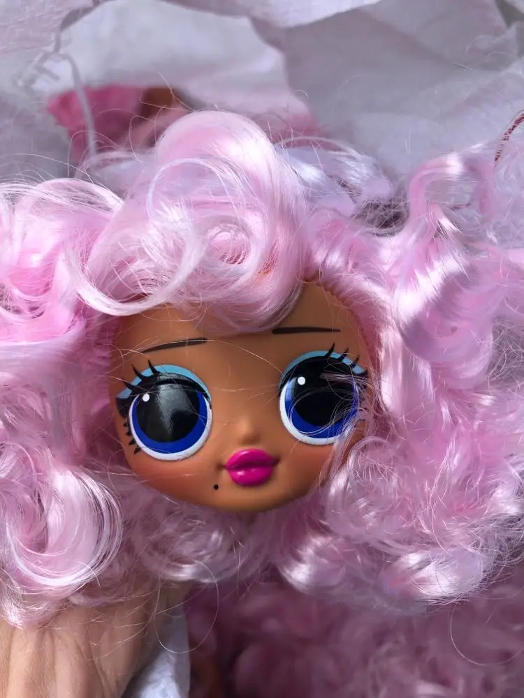 Модные куклы Sister Big Doll головки для кукол DIY игрушечные с зелеными волосами Детские