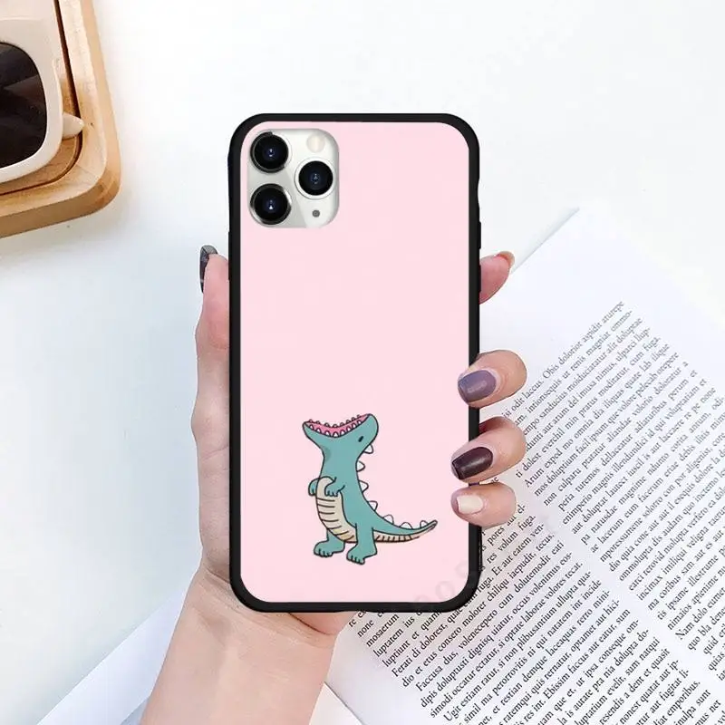 

dinosaur cute lovely cartoon animal Phone Cases for iPhone 6 7 11 12 Pro X XS Max XR Samsung Galaxy S A 8 9 10 20 50 Plus cover