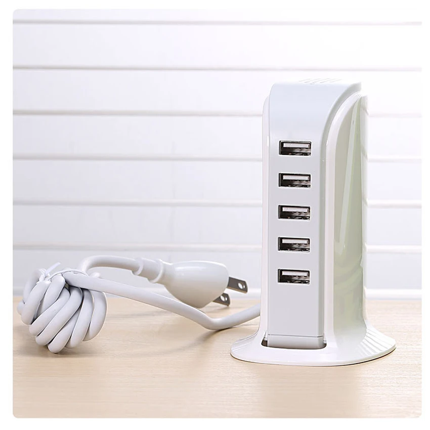 Универсальный 5 Multi-Порты и разъёмы зарядное дорожное usb-устройство Зарядное