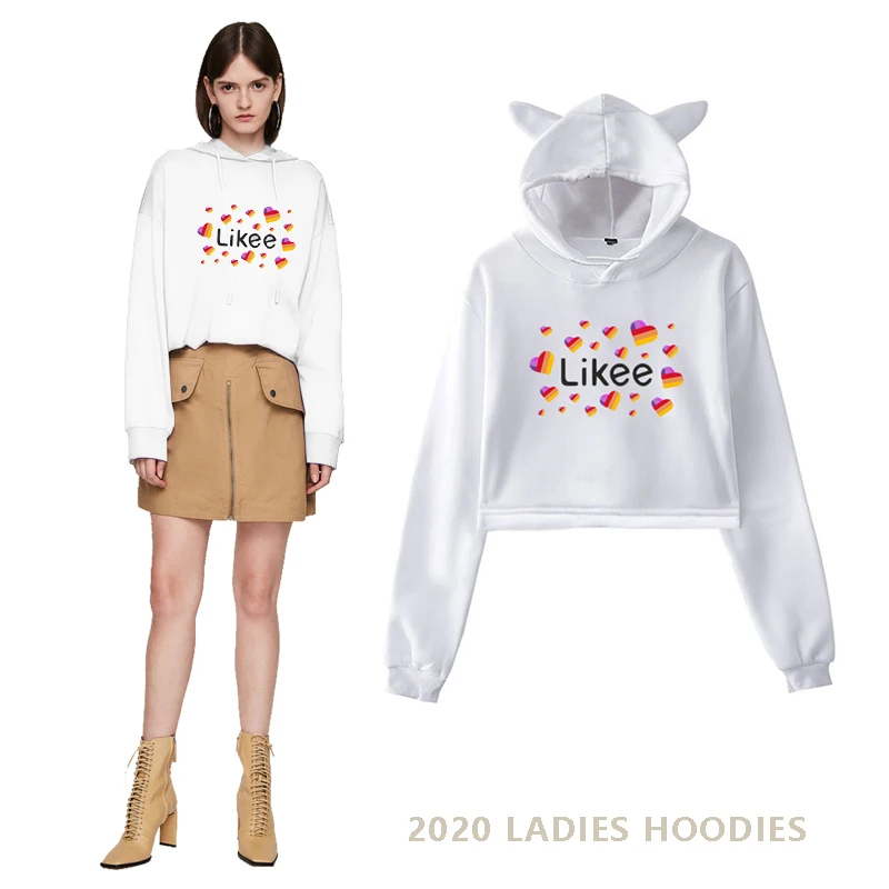 

Likee Printed Women Hoodies Casual Girl Hoodies Loose Sweatshirt Autumn Long Sleeve Oversized Pullover Female Tops Hoodies