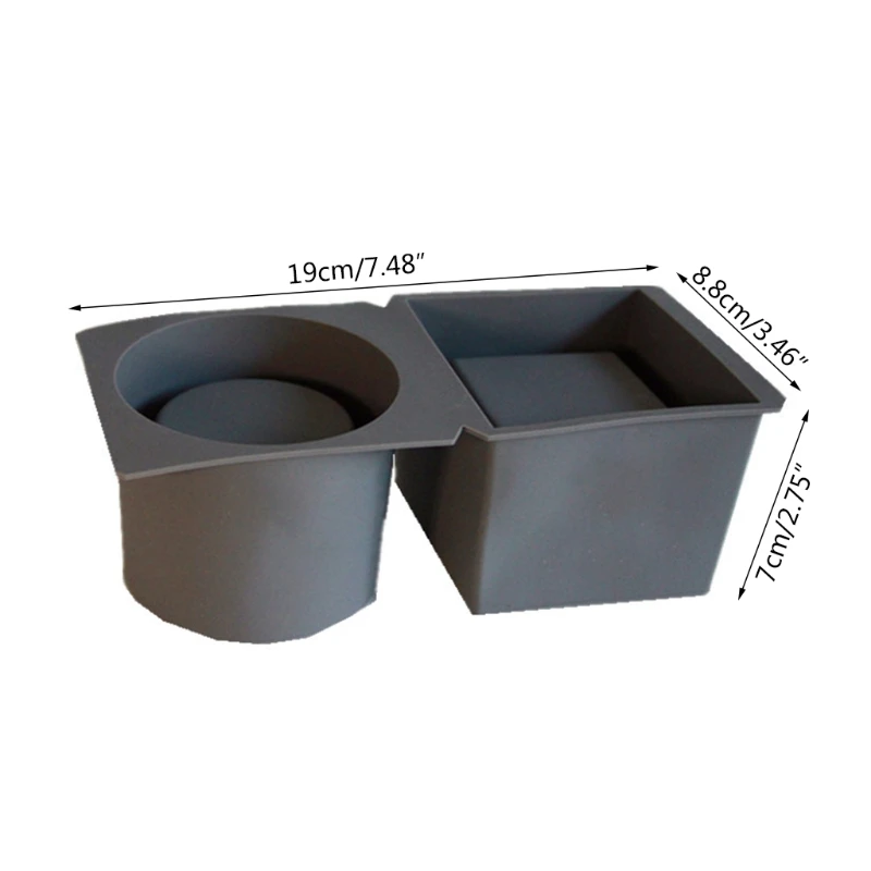 

LXAE DIY Crafts Casting Tool Square Round Concrete Flower Pot Tray Silicone Mould Planter Epoxy Resin Mold